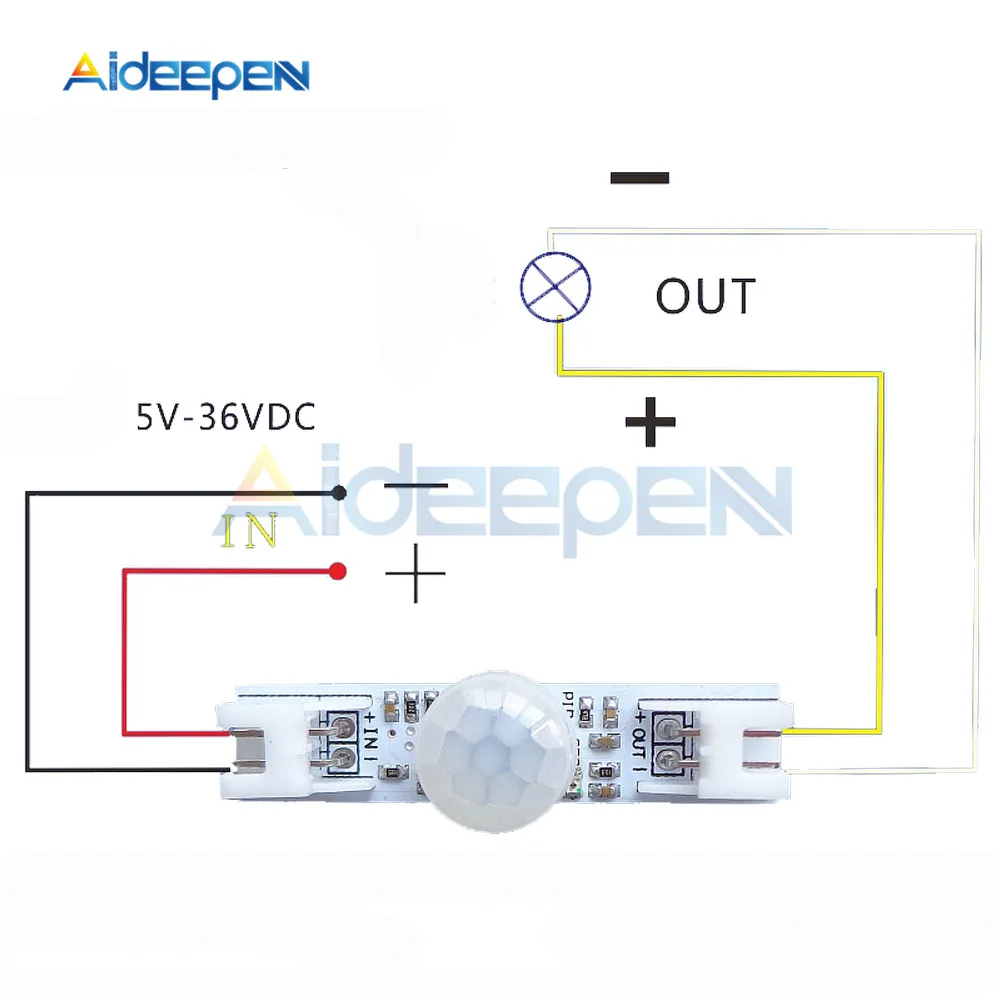 TDL-1036, Мини датчик, детектор, переключатель, DC 5-36 в, светодиодный ИК-инфракрасный датчик движения, автоматический светильник, переключатель, светильник, модуль управления