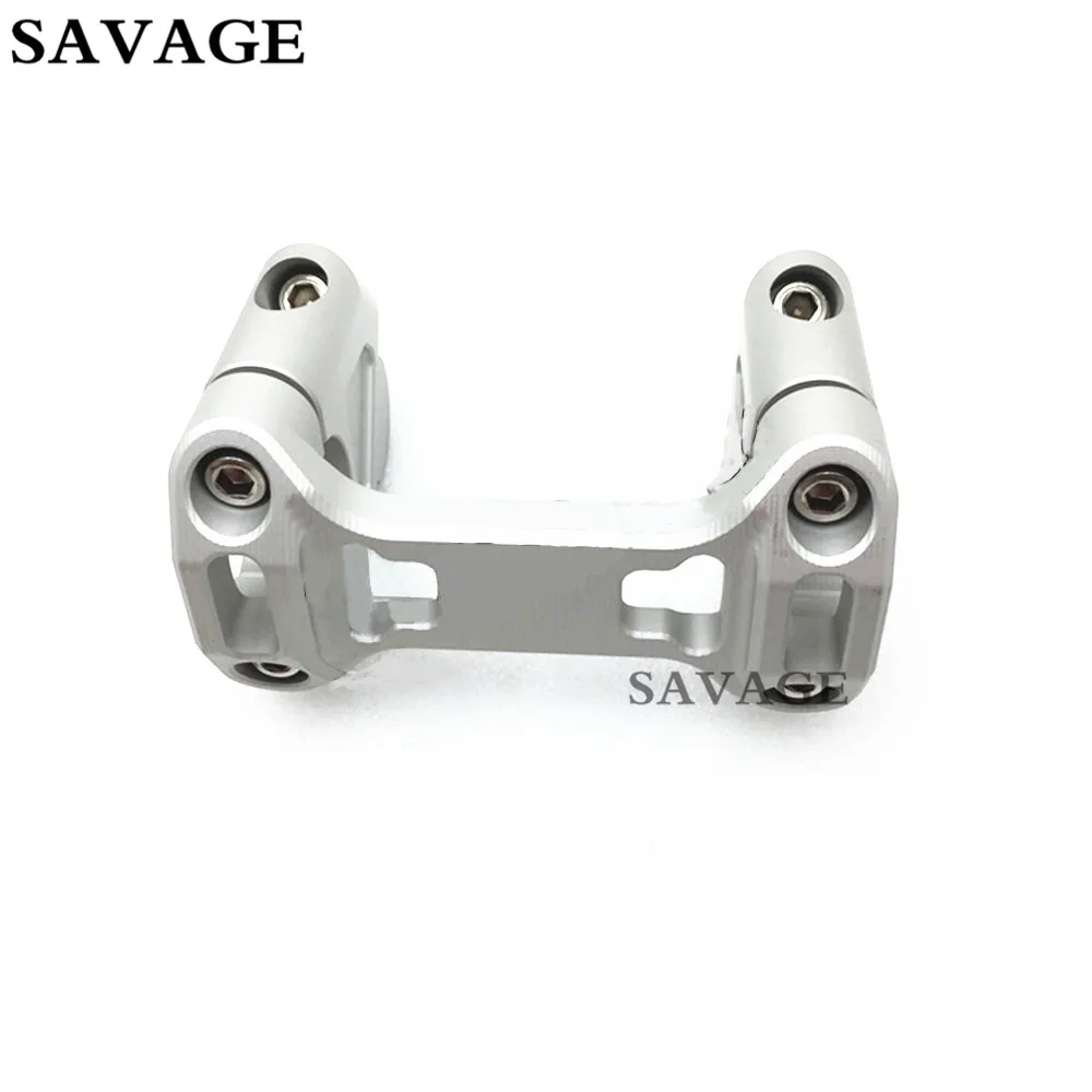 

Sliver Couple Kit Handlebar Riser Handle Bar Clamp Extend Adapter For BMW R1200GS R1200 GS LC /ADV 2014 2015 2016
