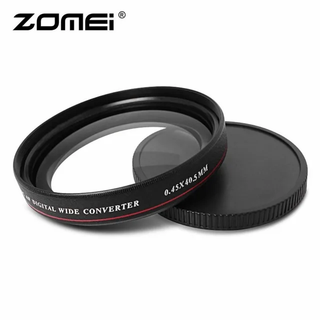Best Offers Ultra-thin 0.45X Wide Converter Wide Angle Multi Coated Optical Glass Filter 40.5MM 49MM 52MM 58MM 62MM 67MM 72MM 77MM 