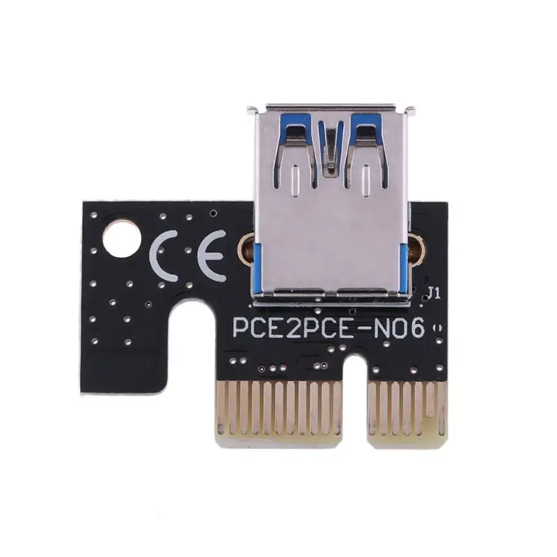 Черный/синий/красный PCI E Express 1X до 16X Графический удлинитель Кабель для майнинга