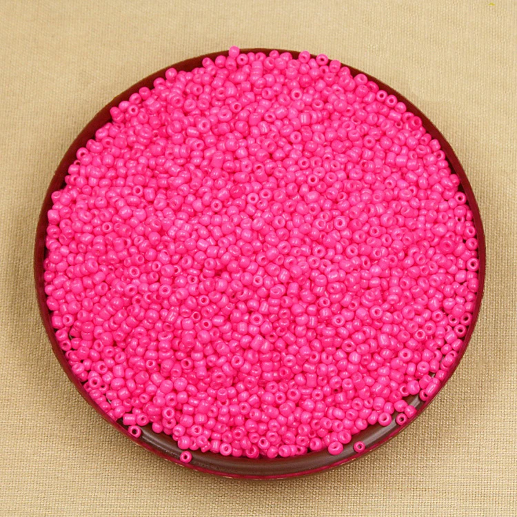 80g/lot Neon Colour Rose 2mm Glass Seed Loose Spacer Beads For Jewelry