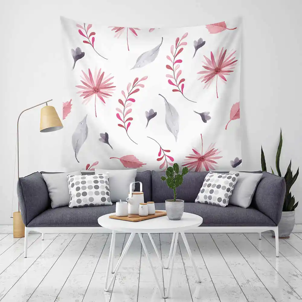 Hippie Mandala Wall Hanging Cotton Plant Printed Tapestry Bohemian Yoga Beach Mat For Livingroom Bedroom Home Towel Boho Blanket