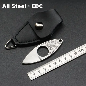 

Mini Portable Olive Style Straight Knife Cutter Outdoor Sports Camping Hiking Self-defense Emergency Survival EDC Tools
