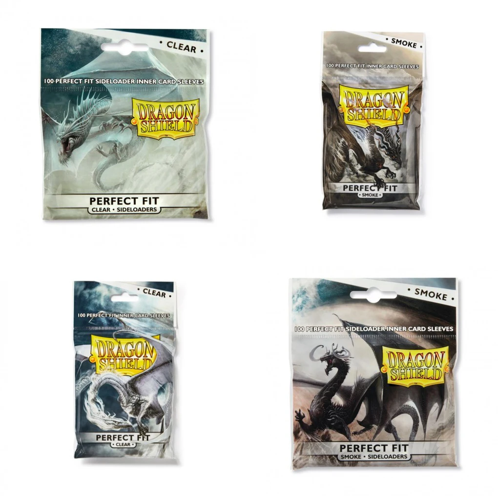 

Dragon Shield 100 PCS/LOT Clear or Smoke Perfect Fit Card Sleeves MGT Cards Protector for MGT/Pkm/Board Game Cards Slevee