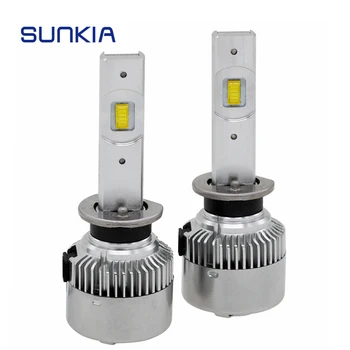

SUNKIA 2Pcs/Set H1 LED Headlight Car Fog Lamp Auto Bulbs 7200LM 40W 6000K Pure White Color 100% Waterproof Car Styling
