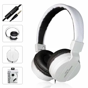

Portable Wired Headphones Hifi PC Computer Headset With Microphone 3.5mm Cable For Xiaomi Professional Studio DJ Headphone