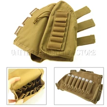 Охотничий 12 Круглый приклад винтовка ружье оболочки держатель щека отдых Молле чехол