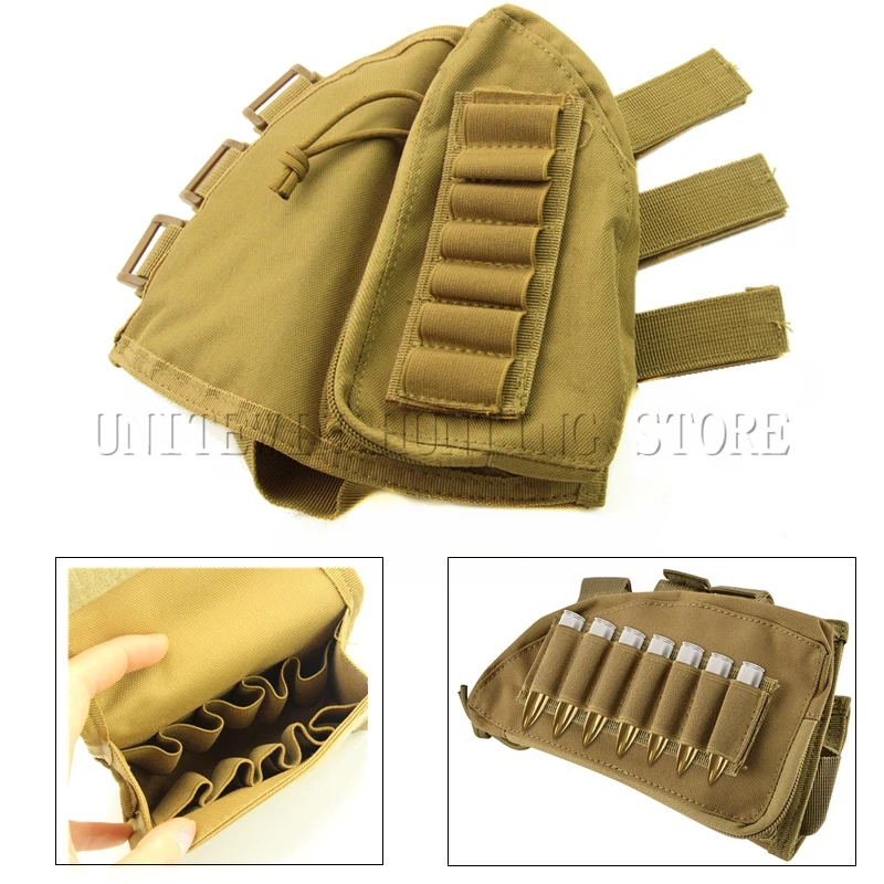Hunting 12 Round Buttstock Rifle Shotgun Shell Holder ...