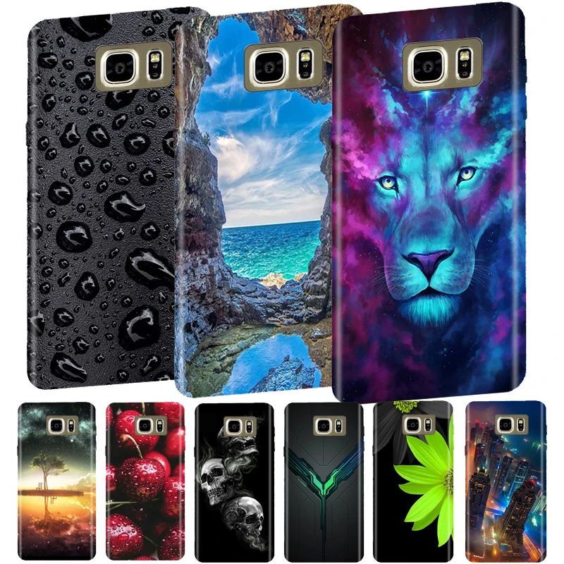 Чехол для Samsung Galaxy Note 5 чехол 3D Мягкий силиконовый Note5 Coque | Мобильные телефоны и