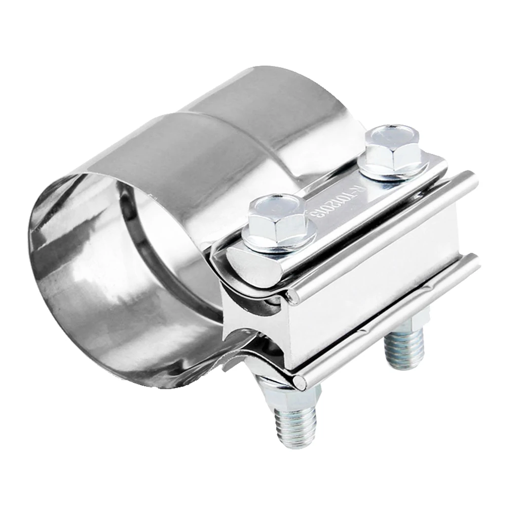 2.25'' Turn to 2.5' Stainless Exhaust Band Clamp Stepped Lap Joint Clamp Stainless Steel