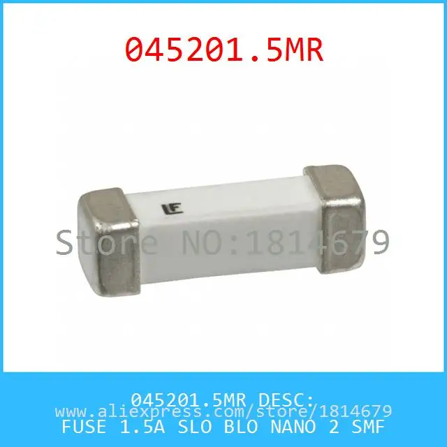 Бесплатная Доставка 3 Шт./лот 045201.5MR SLO-BLO ПРЕДОХРАНИТЕЛЬ 1.5A NANO 2 SMF 045201.5 М |