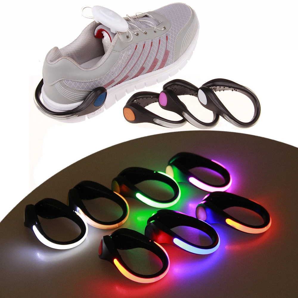 

LED Luminous Shoe Clip Outdoor Bicycle LED Luminous Night Running light shoe clip light night running night light safety warning