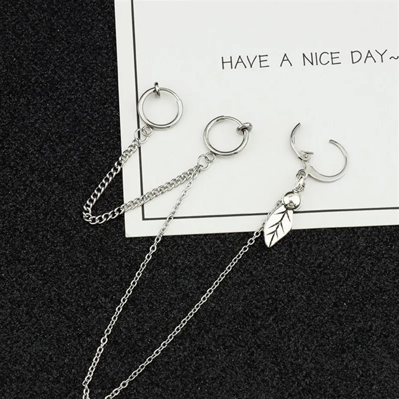 1 шт. KPOP серьги Bangtan мальчики альбом три уха из нержавеющей стали серьги-гвоздики корейские украшения аксессуары для мужчин и женщин