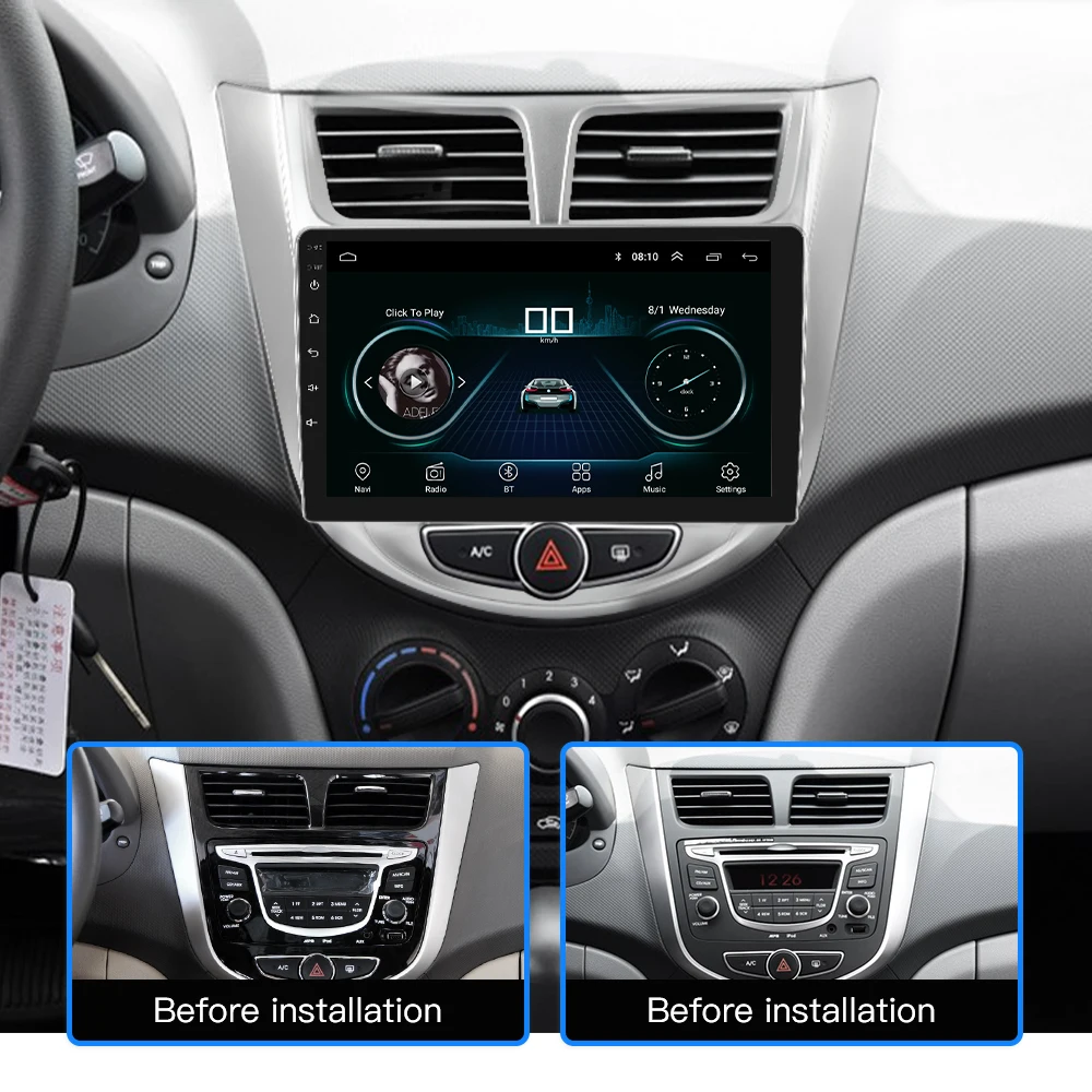 10 дюймов Android 2din автомобильный радиоприемник gps навигации стерео аудио видео мультимедийный dvd-плеер WI-FI Bluetooth для Toyota Camry 2007~ 2011