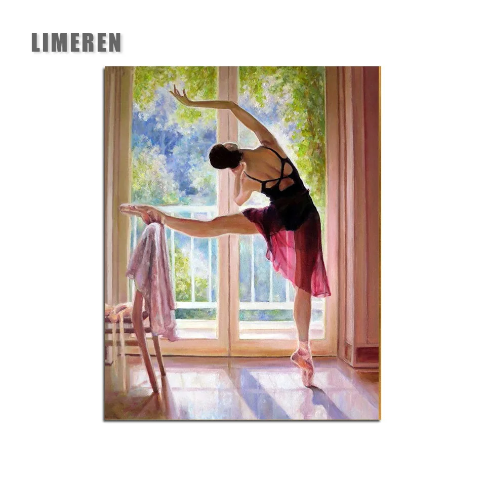 

Frameless Dancer Girl Diy Digital Painting By Numbers Acrylic Picture Wall Art Gift For Living Room