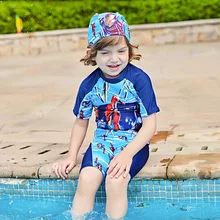 Детские гидромайки купальник для мальчиков одежда бикини дети дети 5843 полиэстер животных жемчуг дневник