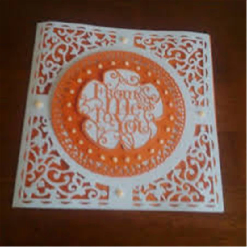 

DiyArts Blossom Lace Edge Frame Metal Cutting Dies new 2019 for craft dies Scrapbooking Background Album Embossing Paper Stencil
