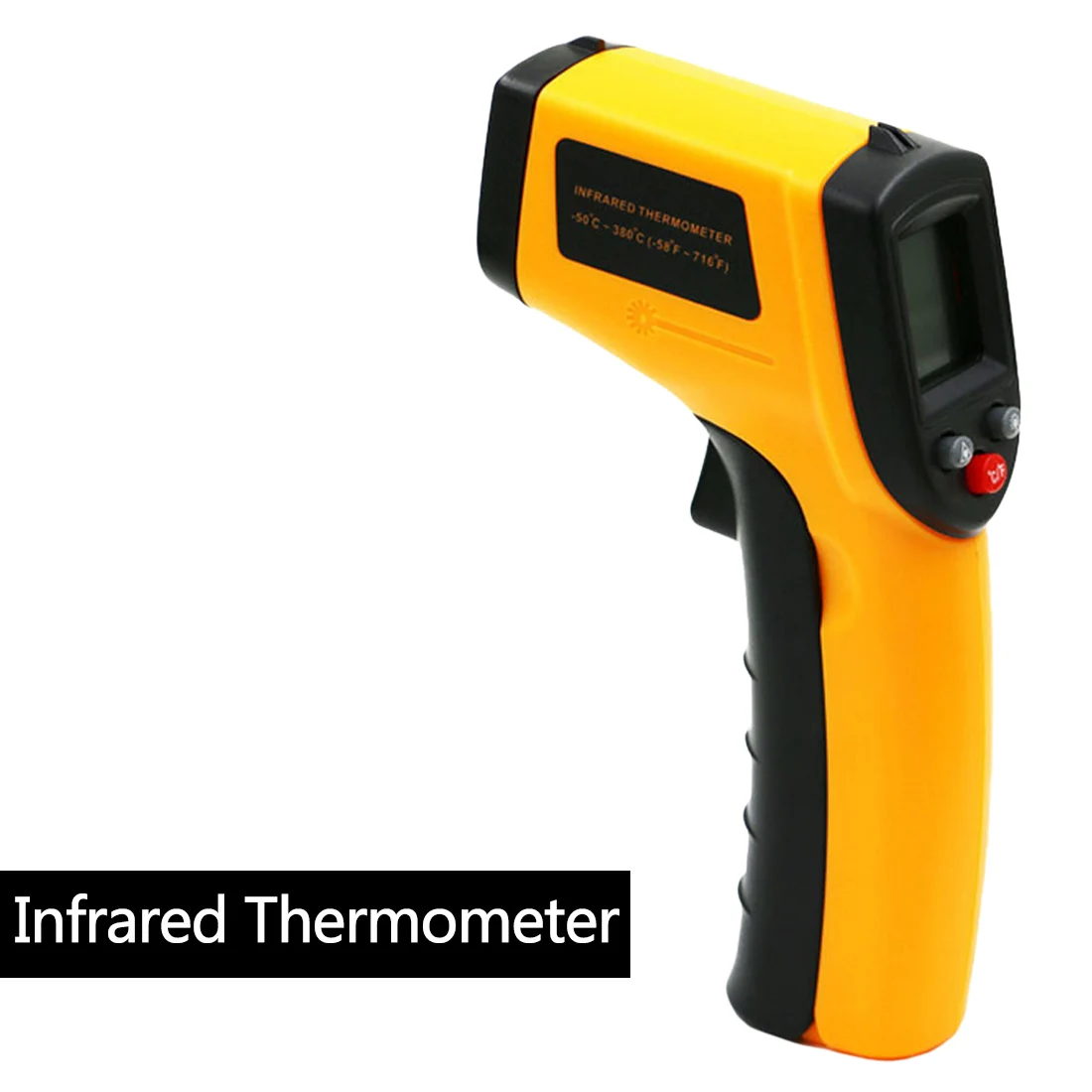 Цифровой инфракрасный термометр GM320 Бесконтактный инфракрасный термометр Температурный пирометр ИК лазерный точечный пистолет-50~ 380 градусов