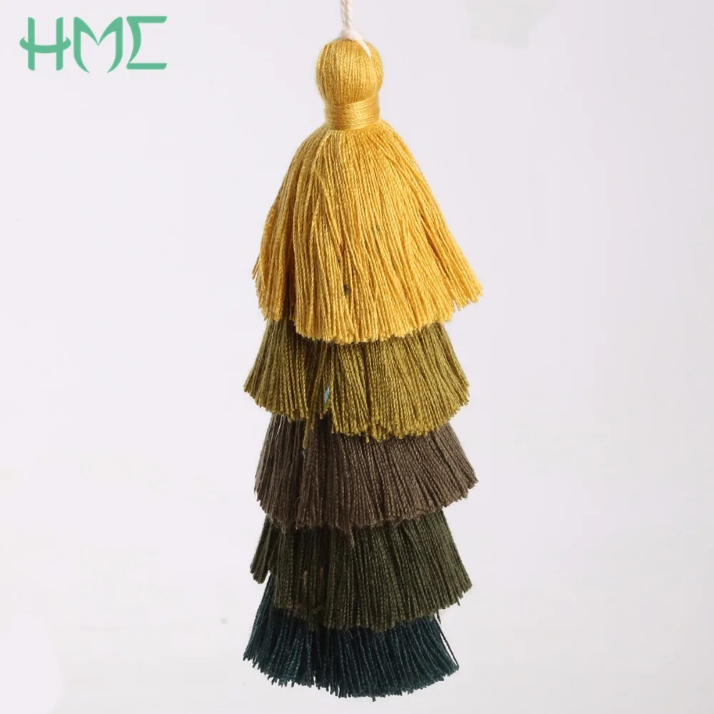 1pcs 15cm Tassels Fringe Poly Cotton Charms For Fashion Necklace Jewelry Key Chain Bag Decoration DIY Home Findings