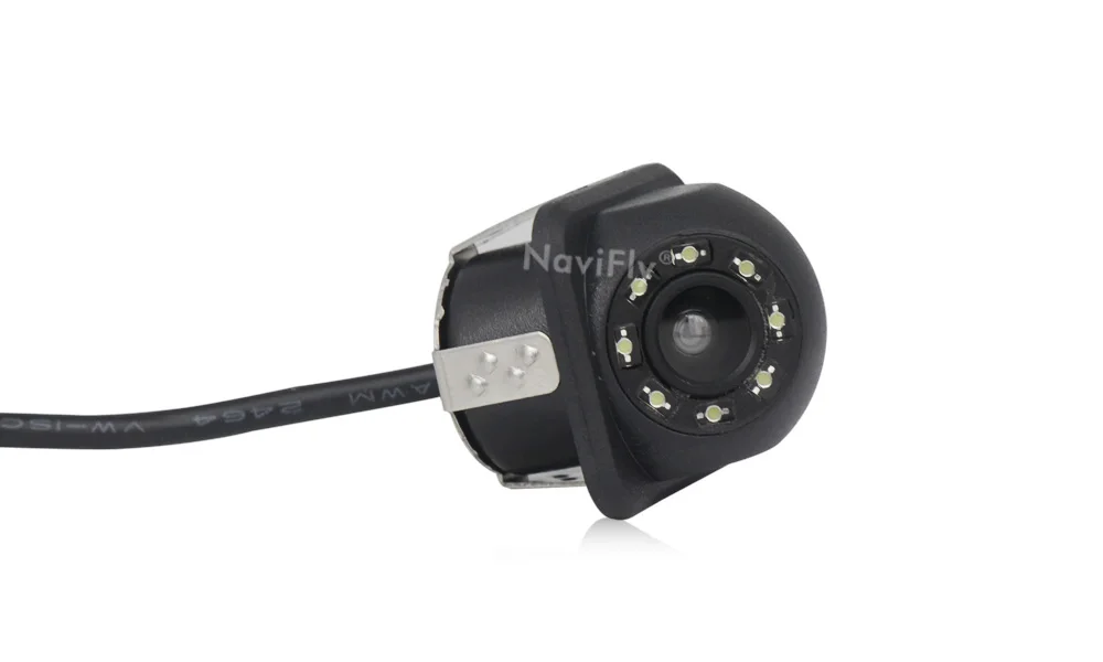 Navifly 8LED Ночная водонепроницаемая CCD HD камера заднего вида, водонепроницаемая камера ночного видения, широкоугольная Автомобильная камера заднего вида, камера заднего вида