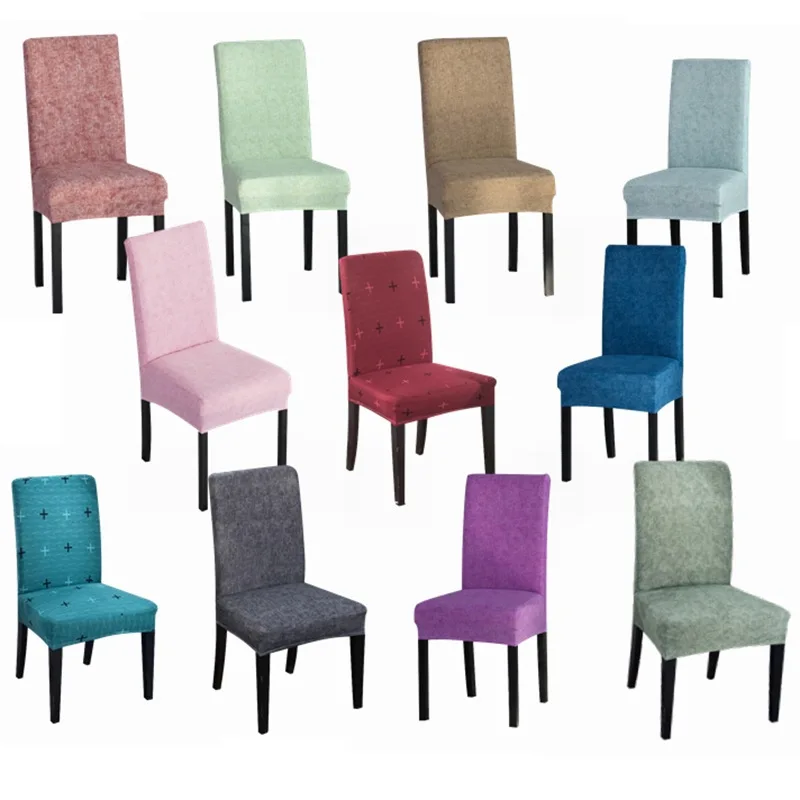 

Stripped Cross Pattern Chair Covers Spandex Dining Room Stretch Seat Cover Chair Protective Case for Restaurant basen ogrodowy