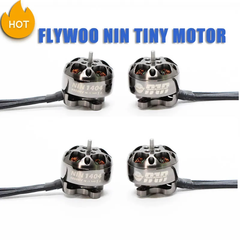 

1 /2 /4 PCS FLYWOO NIN TINY NT1404 1404 3750KV 4850KV 2-4S Brushless Motor for RC Models Spare Part DIY Accessories