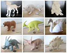 pvc figure Simulation animal model white model 500G