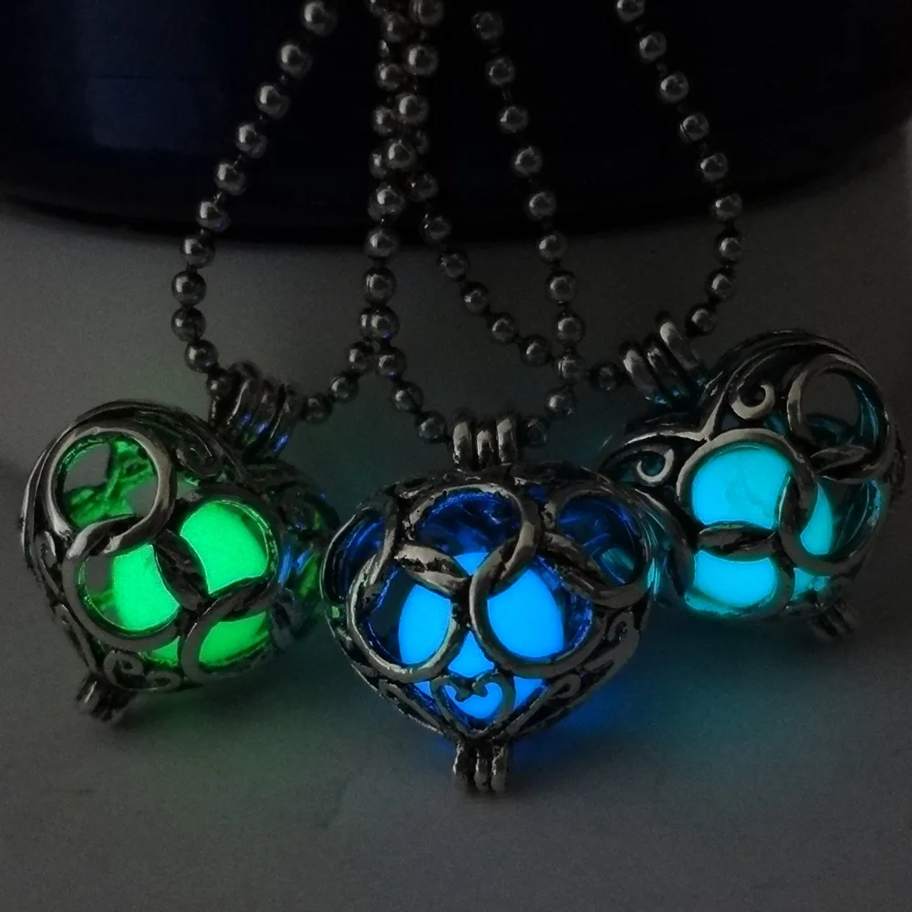 

1PC Gift decorations hollow luminous necklace For Women/Men's Dropshipping