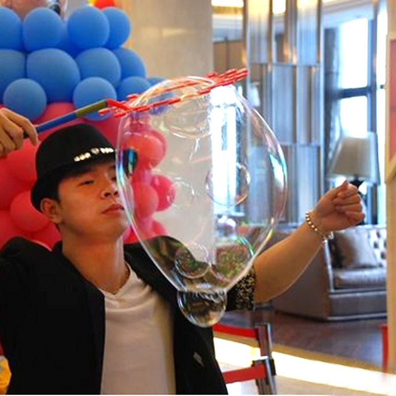 

2019 New Toy Big Bubble Wand Bubble Show Props Funny Outdoor Sports Toys Giant Bubble Ring Free Shipping Magic Big Bubble Rings