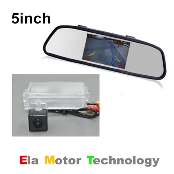 

2 in 1 Special Rear View Camera + 5inch Mirror Monitor DIY Parking System for Land Rover Freelander Discovery 3/ 4 2005~2014