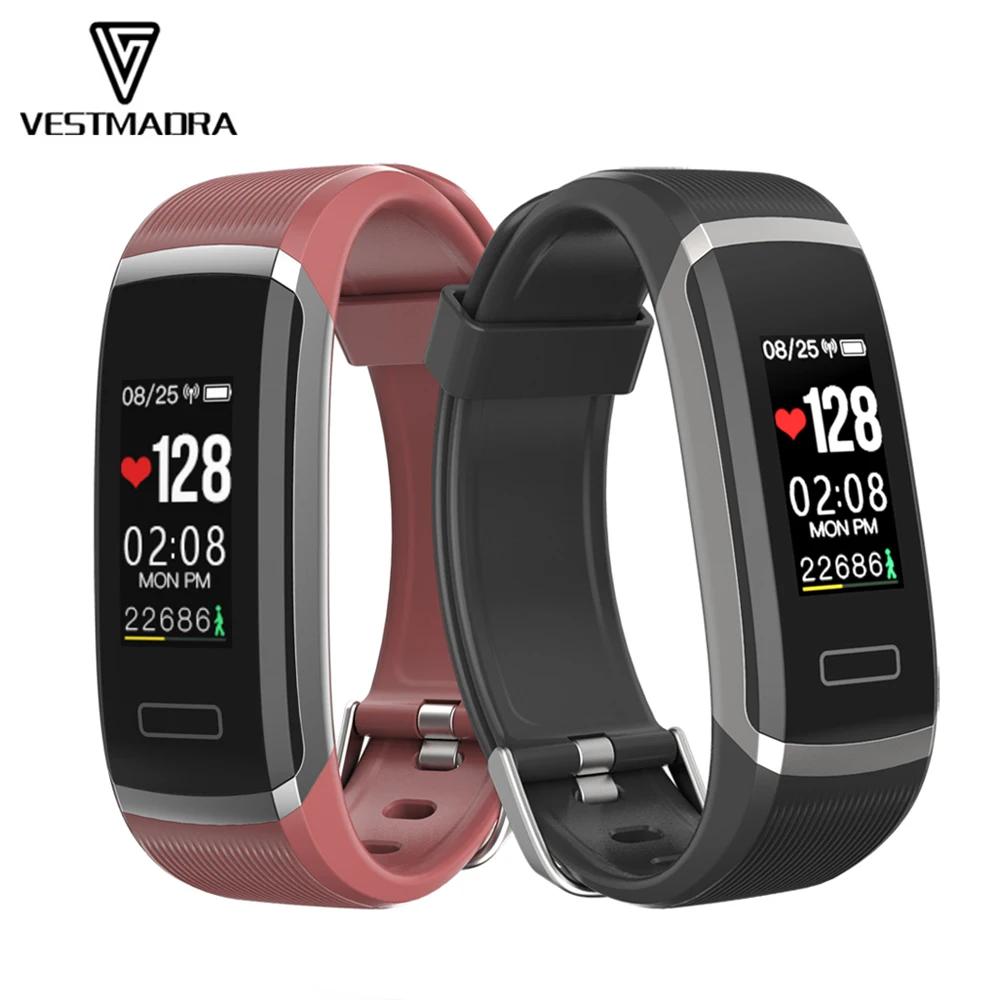

VESTMADRA VM01 Fitness Bracelet Waterproof Smart Wristband Heart Rate Monitor Sleep Monitor Activity Tracker for IOS Android