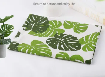 

Printed cotton and linen cloth simple fragmented cloth Nordic ins lattice curtain sofa Linen Tablecloth manual DIY cloth50X150CM