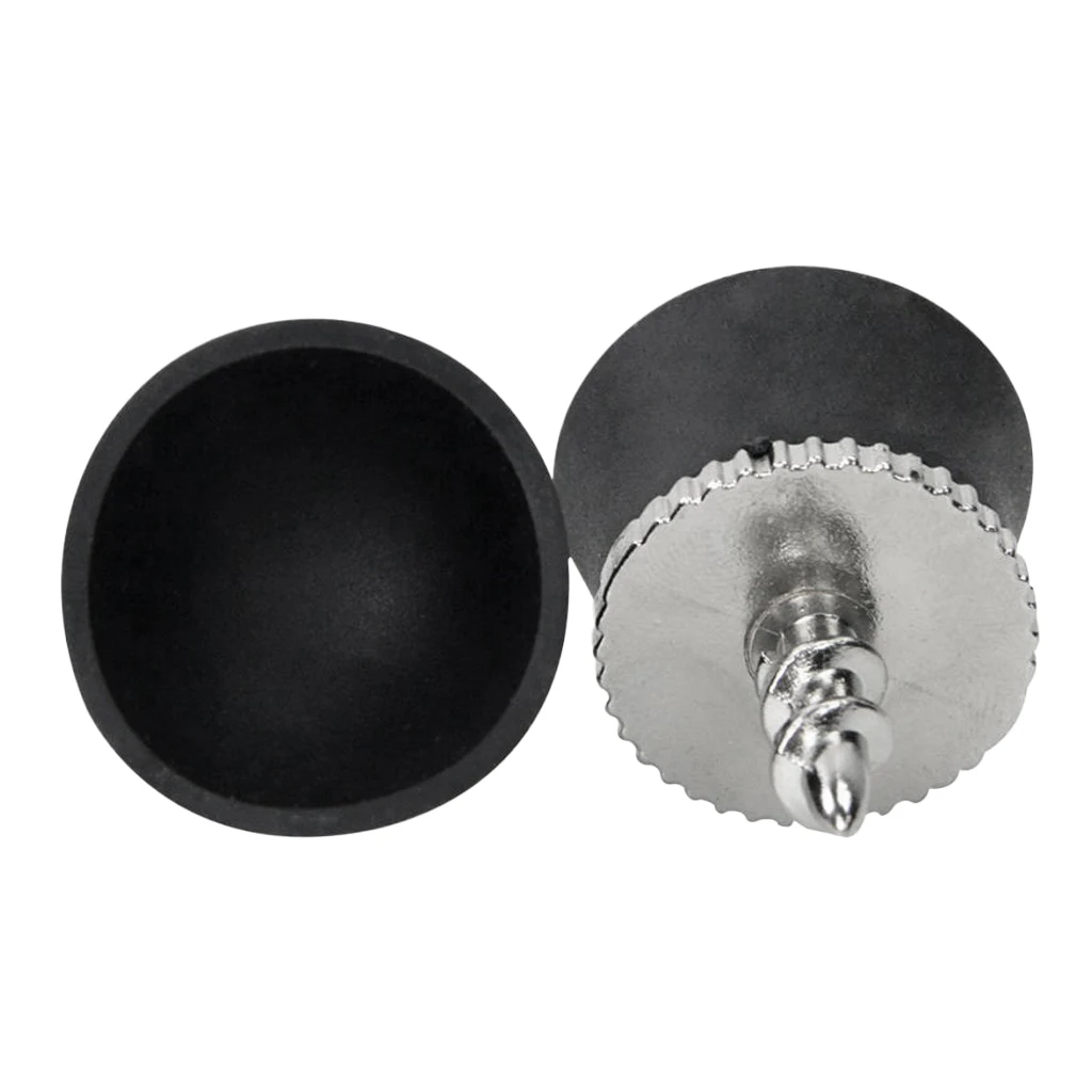

Golf Ball Sucker Cup Pick Ups Black Rubber Putter Suckers Screws into your putters Retrieves Ball Easily