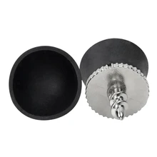 Golf Ball Sucker Cup Pick Ups Black Rubber Putter Suckers Screws into your putters Retrieves Ball Easily Golf Ball Sucker Cup Pick Ups Black Rubber Putter Suckers Screws into your putters Retrieves Ball Easily