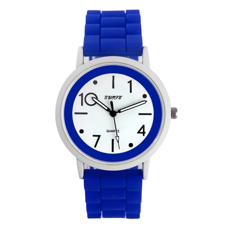 Высококачественные женские часы Curren, женские часы, силиконовые резиновые гелевые кварцевые повседневные спортивные наручные часы, новейшие B30 - Цвет: blue