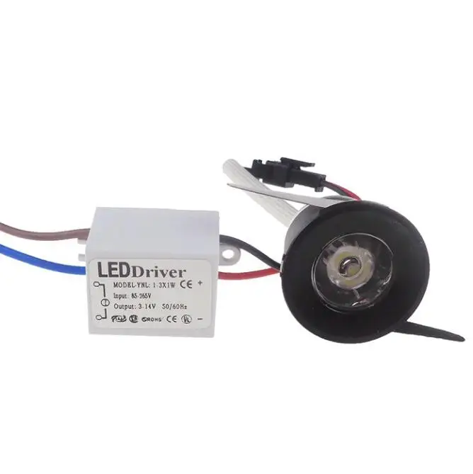 

LED Spotlights 1W 3W Mini led ceiling Down lights AC85-265V Surface Mounted Light bulbs for cabinet counter showcase