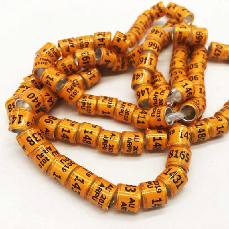 

100pc Pigeon Foot Ring With Word Earrings 2019 Quality Durable Bird Ring Pheasant Foot Ring Multicolor Bird Tools Wholesale