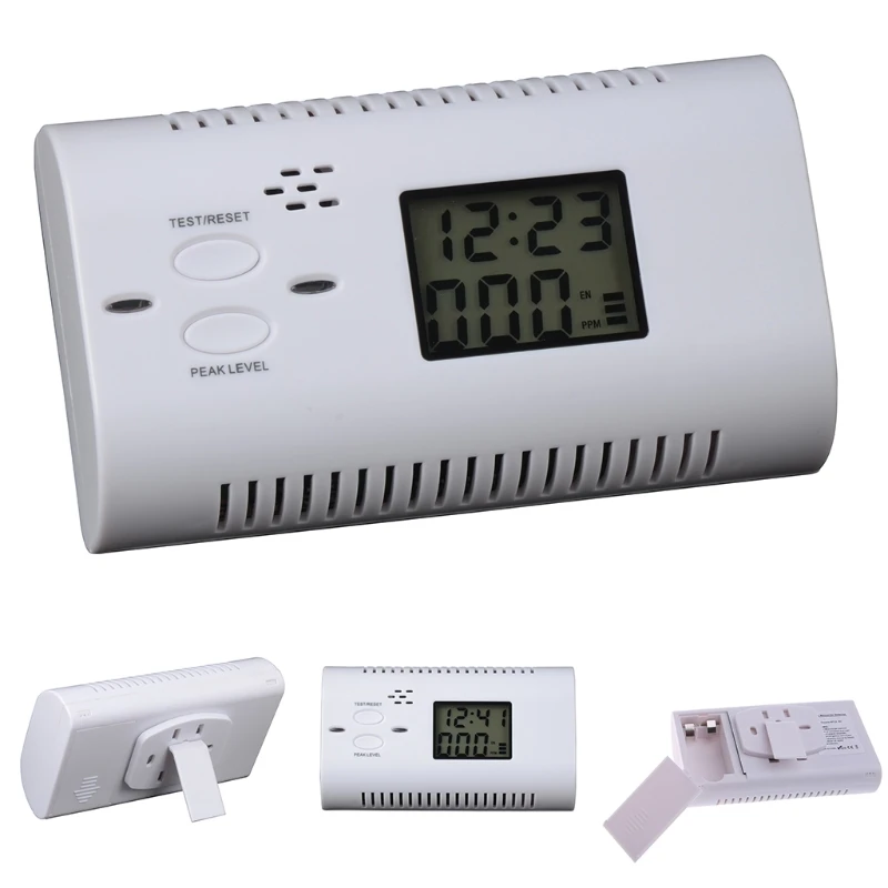 

Carbon Monoxide Alarm Smart Human Voice Prompt LCD Display Gas Detector Sensor