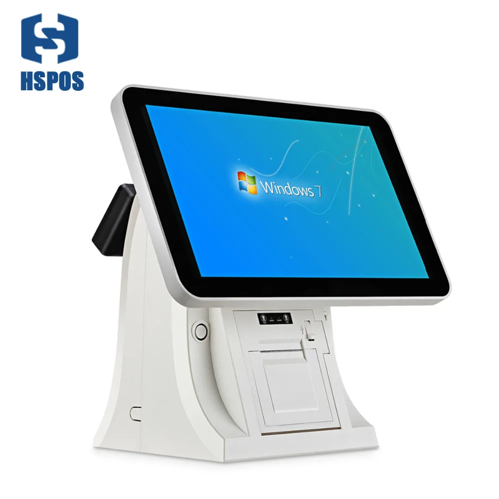 

Newest Fashion 15.6 Inch LED Display Touch Screen POS Cash Register System With RAM2GB,SSD32GB For Restaurant