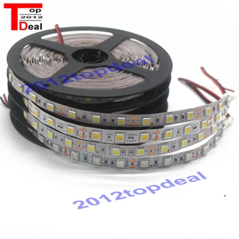 

LED Strip 5050 DC12V Flexible LED Light 60LED/m 5m/Lot White / Warm White / Cold White / RGB 5050 LED Strip