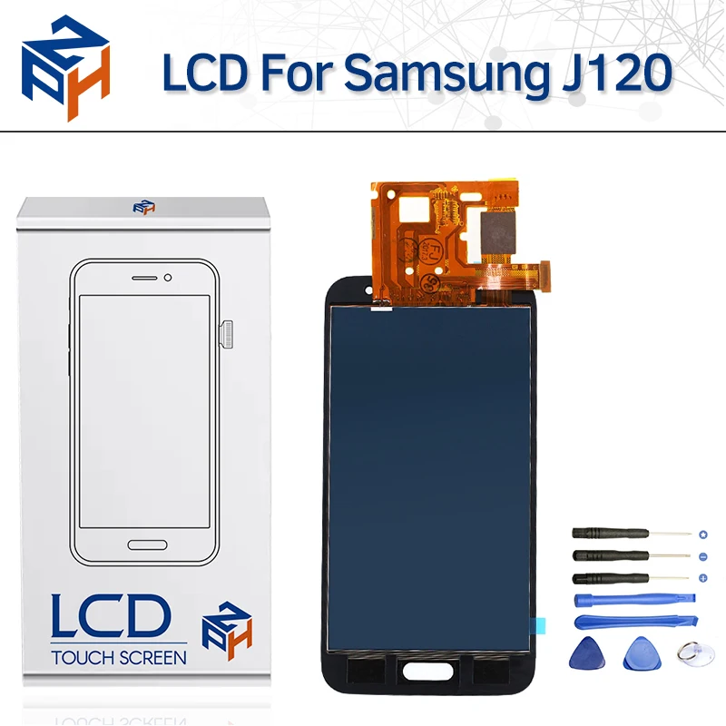 Отрегулировать Яркость Дисплей для samsung Galaxy J120 J1 2016 SM J120F/DS J120M/DS ЖК дисплей Экран