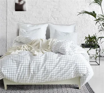 

Bedding Set Three Piece High Quality Pastoral Small Floral Simplicity Thin Summer Quilt Cover Soft Pillow Case 51*66cm