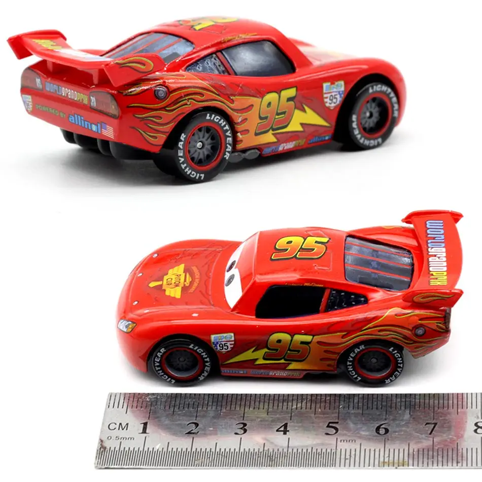 Disney Pixar Cars 2 3 Lightning McQueen нет: 43 ЧИК ХИКС металл литья под давлением игрушечных автомобилей 1:55 Свободные Фирменная Новинка и