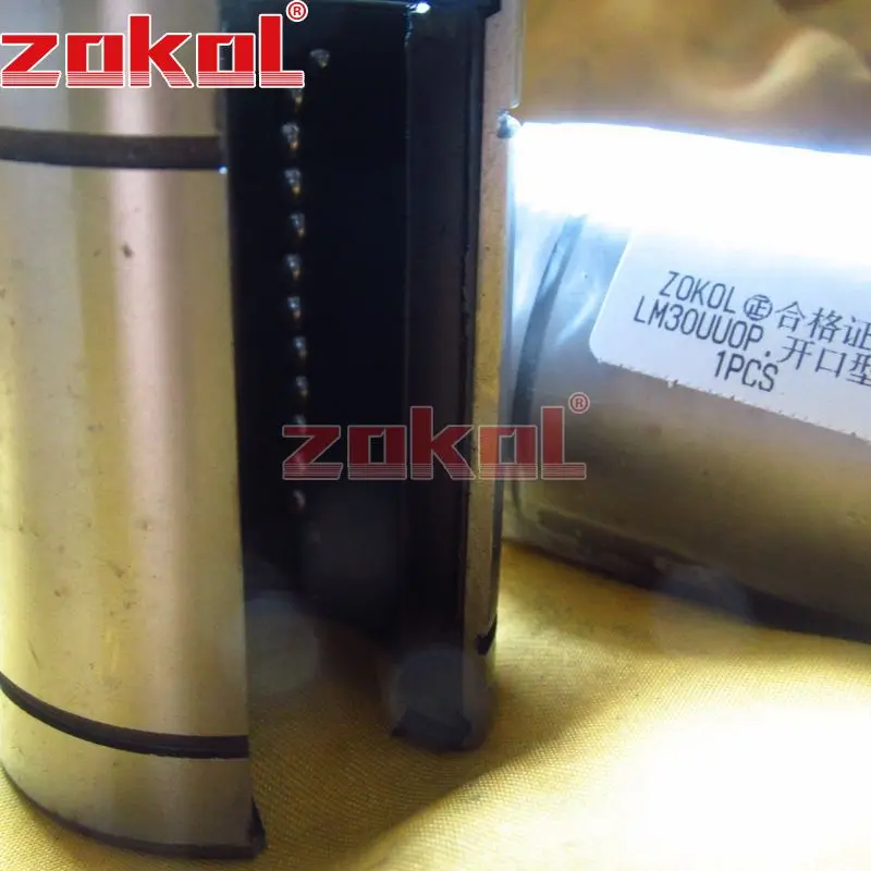 ZOKOL LM30UU OP подшипник LM30UUOP открытый линейный движения 30*45*64 мм|bearing bearing|bearing linearbearing 3