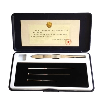 

special high-quality goods huatuo gold silver acupuncture needles