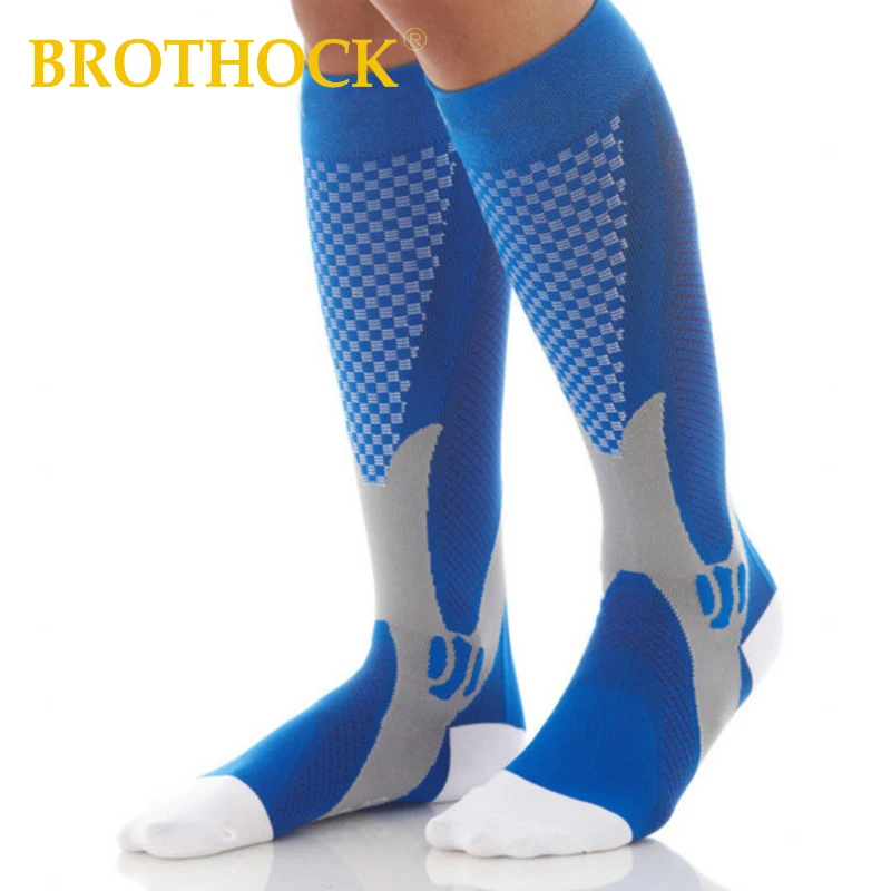 

Brothock Compression Pressure Socks Running Basketball Soccer Socks anti-swelling Elastic Socks Outdoor Sports Compression Socks