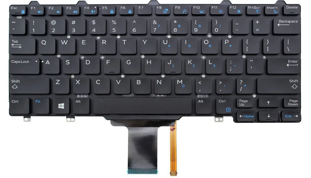 Dell Latitude E5250 E7250 Backlit Keyboard NIC03 3P2DR 03P2DR