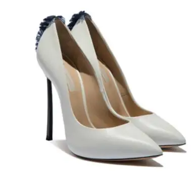 

Spring and autumn new women pointed toe high heel pumps Ladies mixed-colors super high thin heel shoes High heels Dress shoes