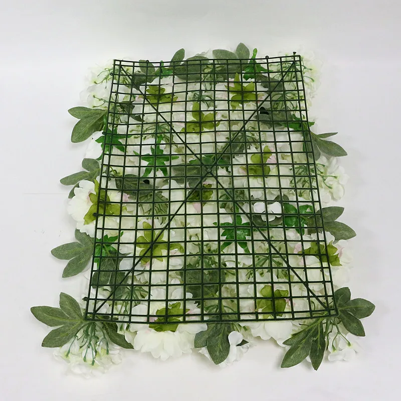 Flone Artificial Flower Row Hydrangea Rose Silk Flowers Wedding Flower Supplies Flower Wall Arches Wedding Party Backdrop Decor (7)