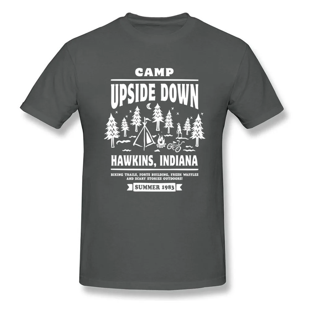 camp upside down 6998 Design Short Sleeve Tops Shirts Labor Day O Neck Cotton Fabric Men T-Shirt Design Tee-Shirt Hot Sale camp upside down 6998 carbon